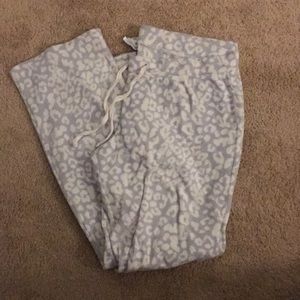 Fleece old navy cheetah PJ bottoms